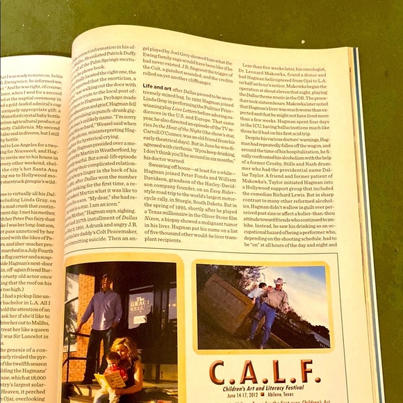 JR EWING DALLAS LARRY HAGMAN & Austin Mahone Texas Monthly June 2012 - Picture 11 of 16